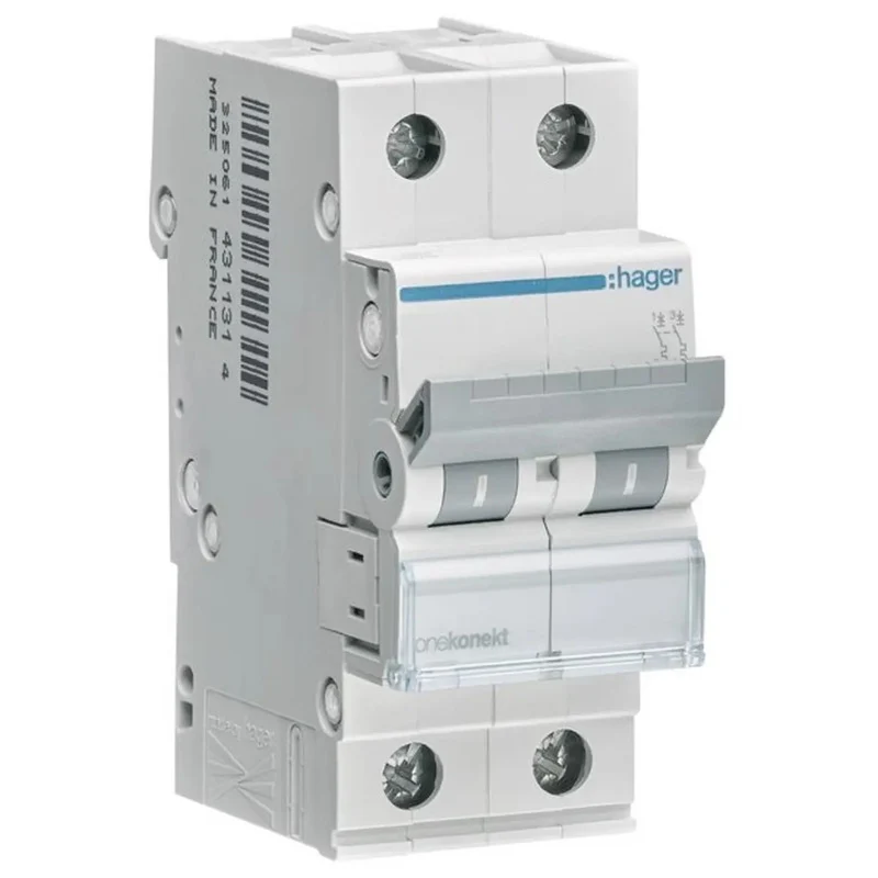 B-Ware Hager Leitungsschutzschalter 2polig 25A 400V LS-Schalter Sicherungsautomat
